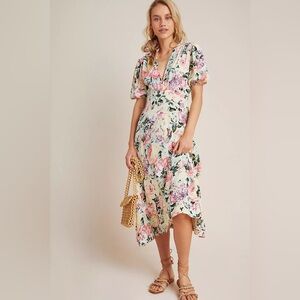 Faithfull the Brand Marie Louise Midi Dress in Vennisa Floral